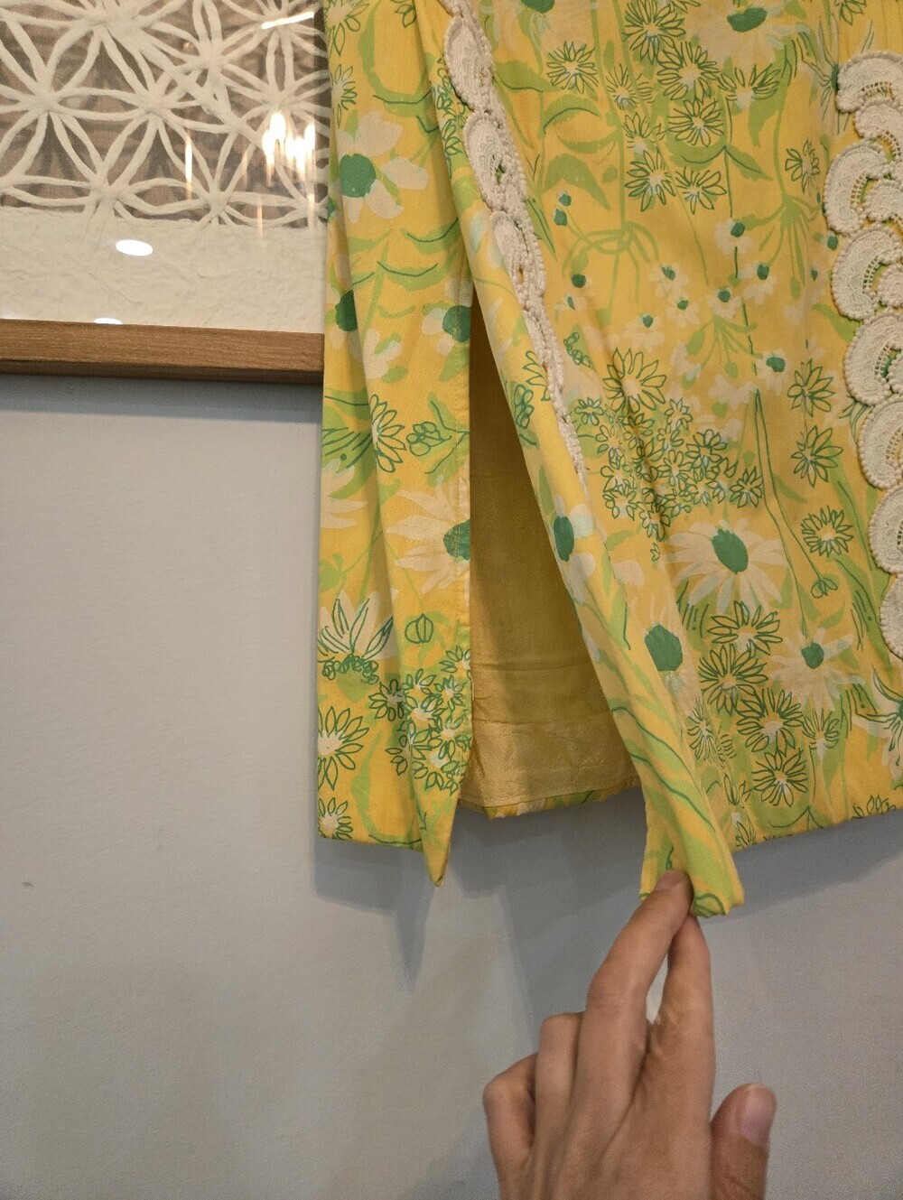 Vintage Lilly Pulitzer “The Lilly” Yellow Daisy Shift Dress 100% Cotton Mod - Picture 6 of 15
